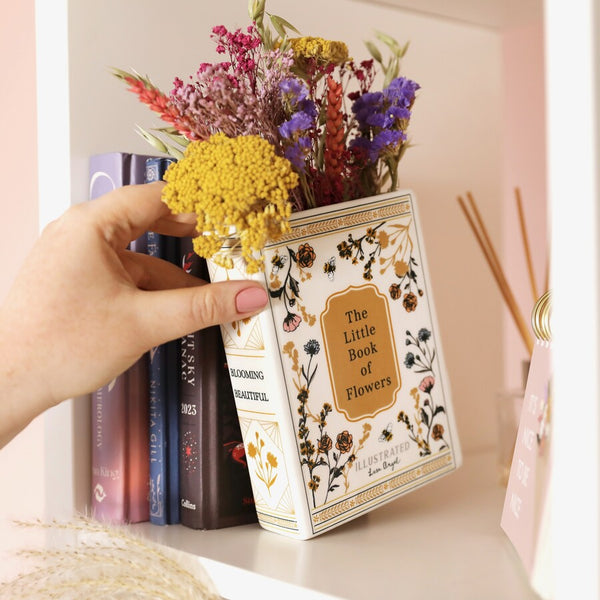 Ceramic Little Book of Flowers Vase