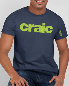 Fukil | Craic T-Shirt | Navy & Lime