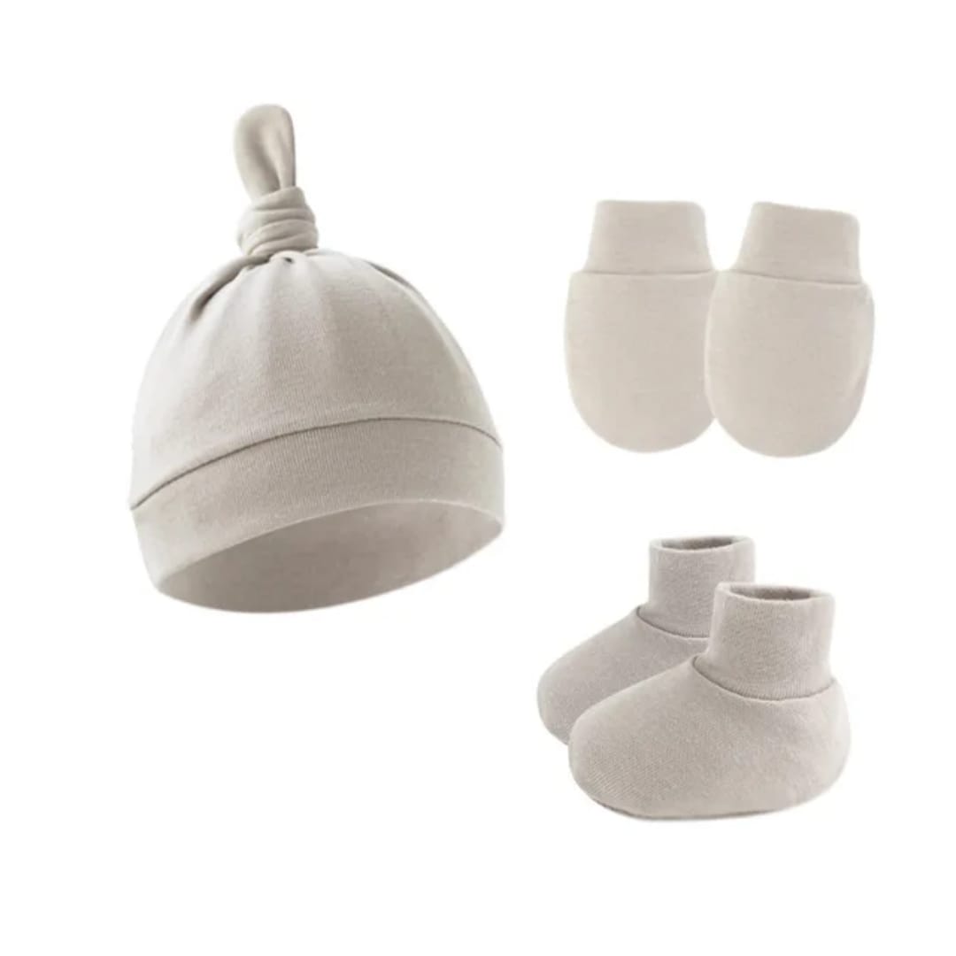 Baby Hat| Gloves | Booties (White)