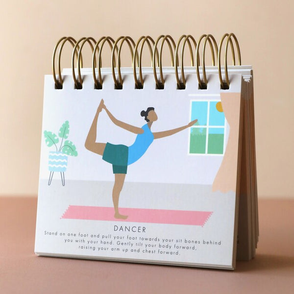 Daily Yoga Poses Flip Chart