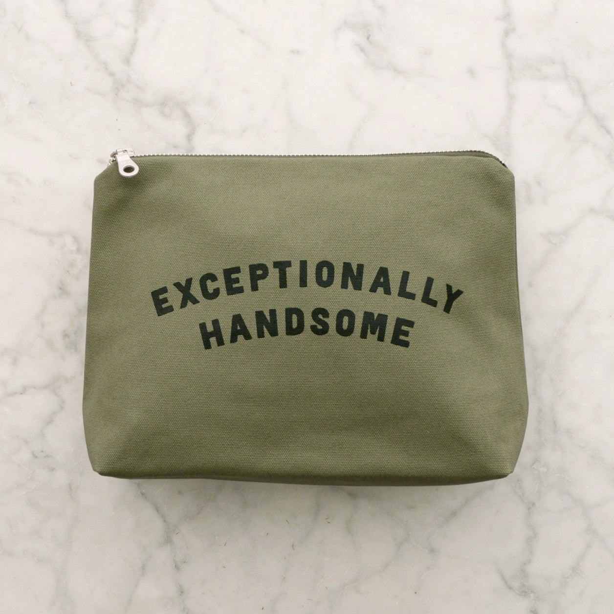 Exceptionally Handsome | Wash Bag | Olive