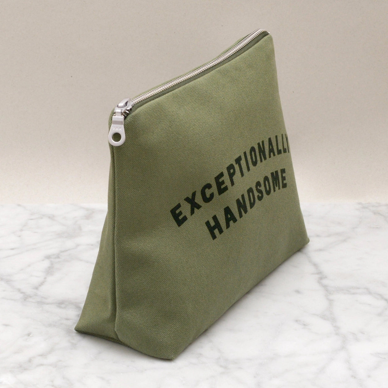 Exceptionally Handsome | Wash Bag | Olive