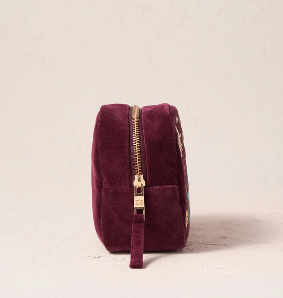 Elizabeth Scarlett | Hope Cosmetics Bag | Plum Velvet