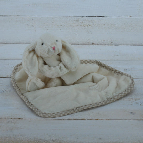 Bunny Baby Plush Soft Toy Soother Comforter Cream