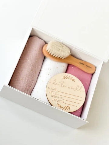 Hallie + Harlow Newborn Gift Box Pink