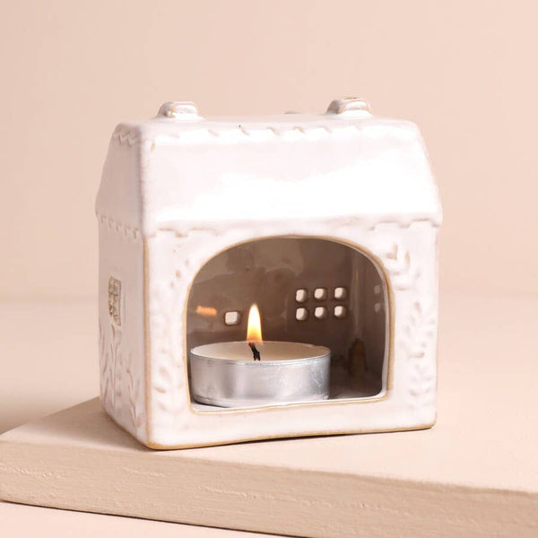 Mini Rustic House Tealight Holder