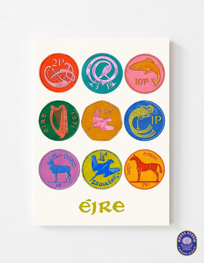 Mauds Studio | Irish Coins | A5