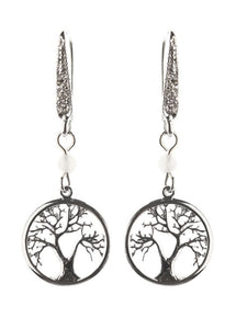 Silver Tree of Life Earrings