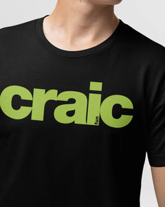 fukil | craic tee | black & green | M