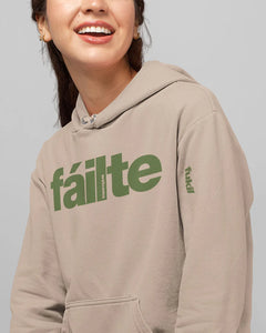 Fukil | Fáilte Hoodie | Desert Sand & Olive