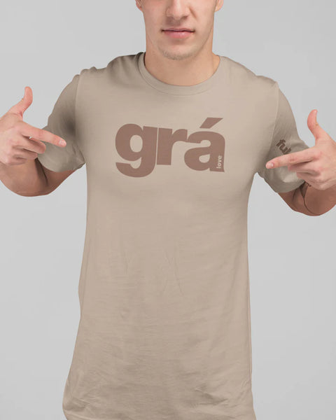 Fukil | Grá T-shirt | Orange/Sand