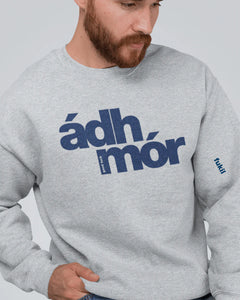 Sweatshirt | Adh Mor| Grey & Navy (M)