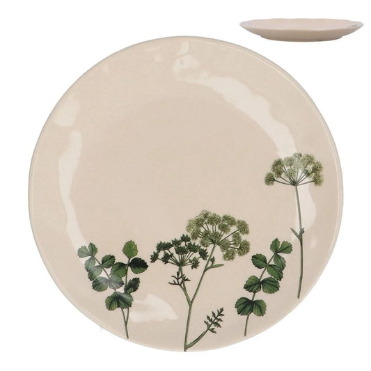 Stoneware Small Plate | Spring Hedgerow