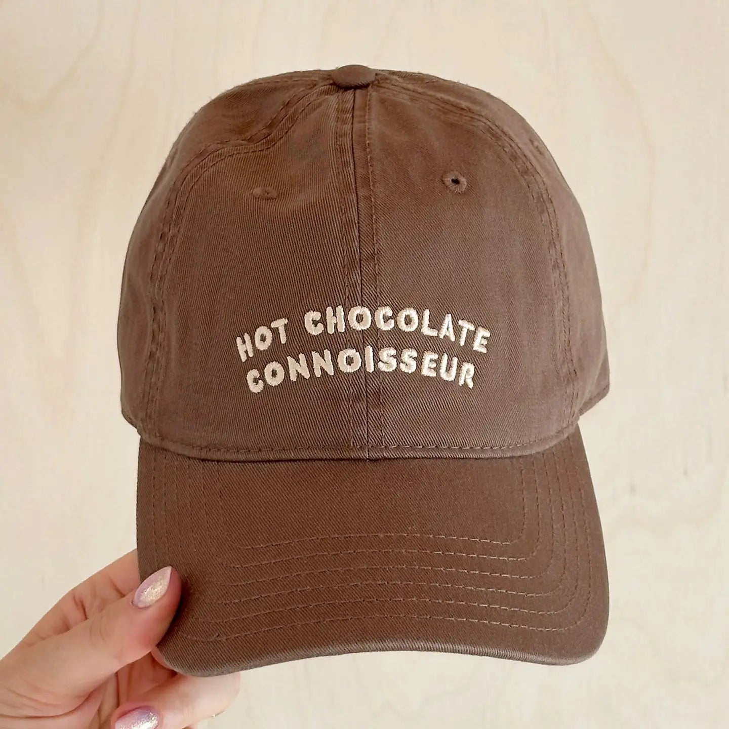 Hot Chocolate Connoisseur Cotton Baseball Cap