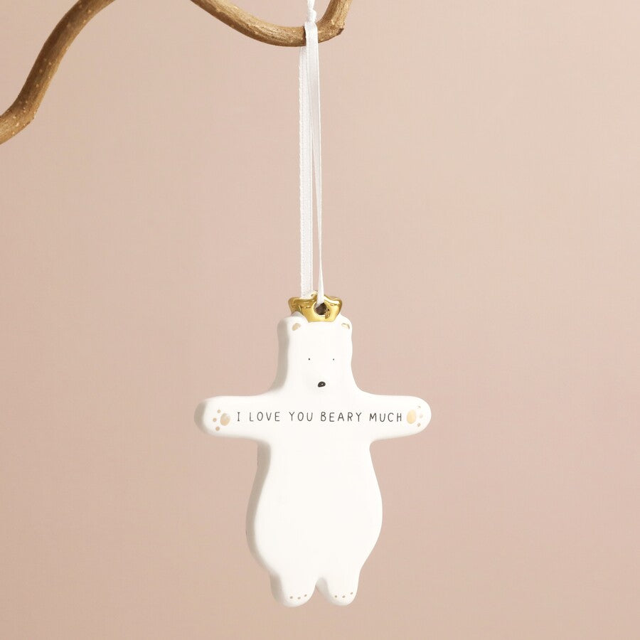 I Love You Beary Much | Bear Hanging Decoration