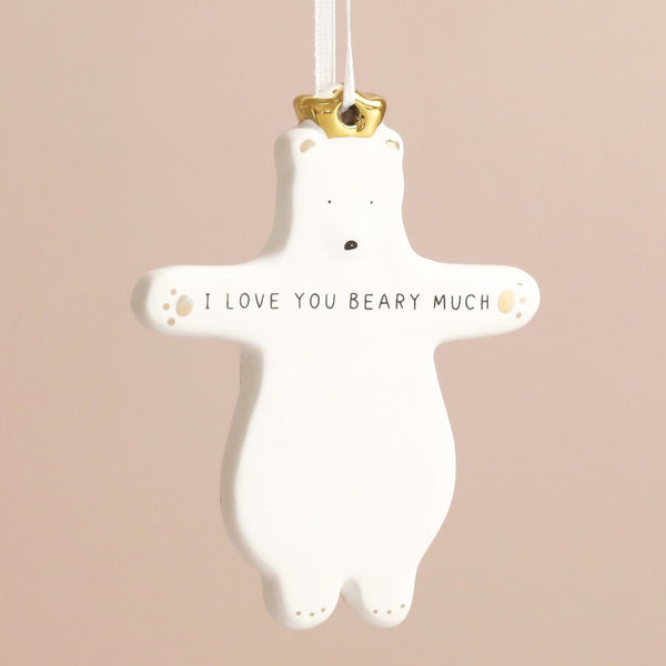 I Love You Beary Much | Bear Hanging Decoration