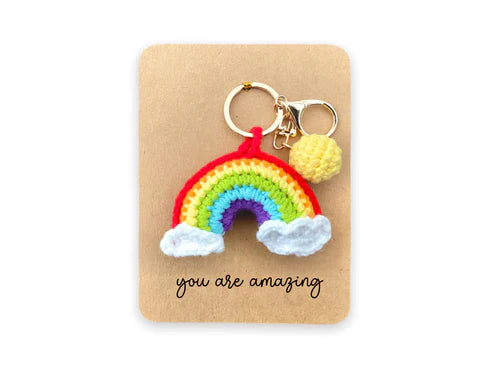 You Are Amazing Rainbow Keyring