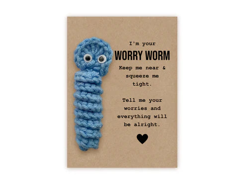 Worry Worm - Blue