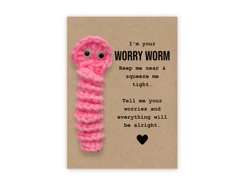 Worry Worm - Pink