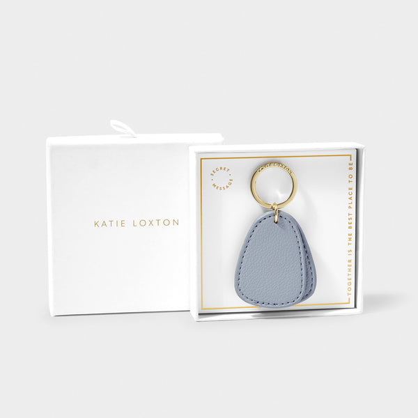 Beautifully Boxed Keyring 'Together Is The Best Place To Be' | Blue | Katie Loxton