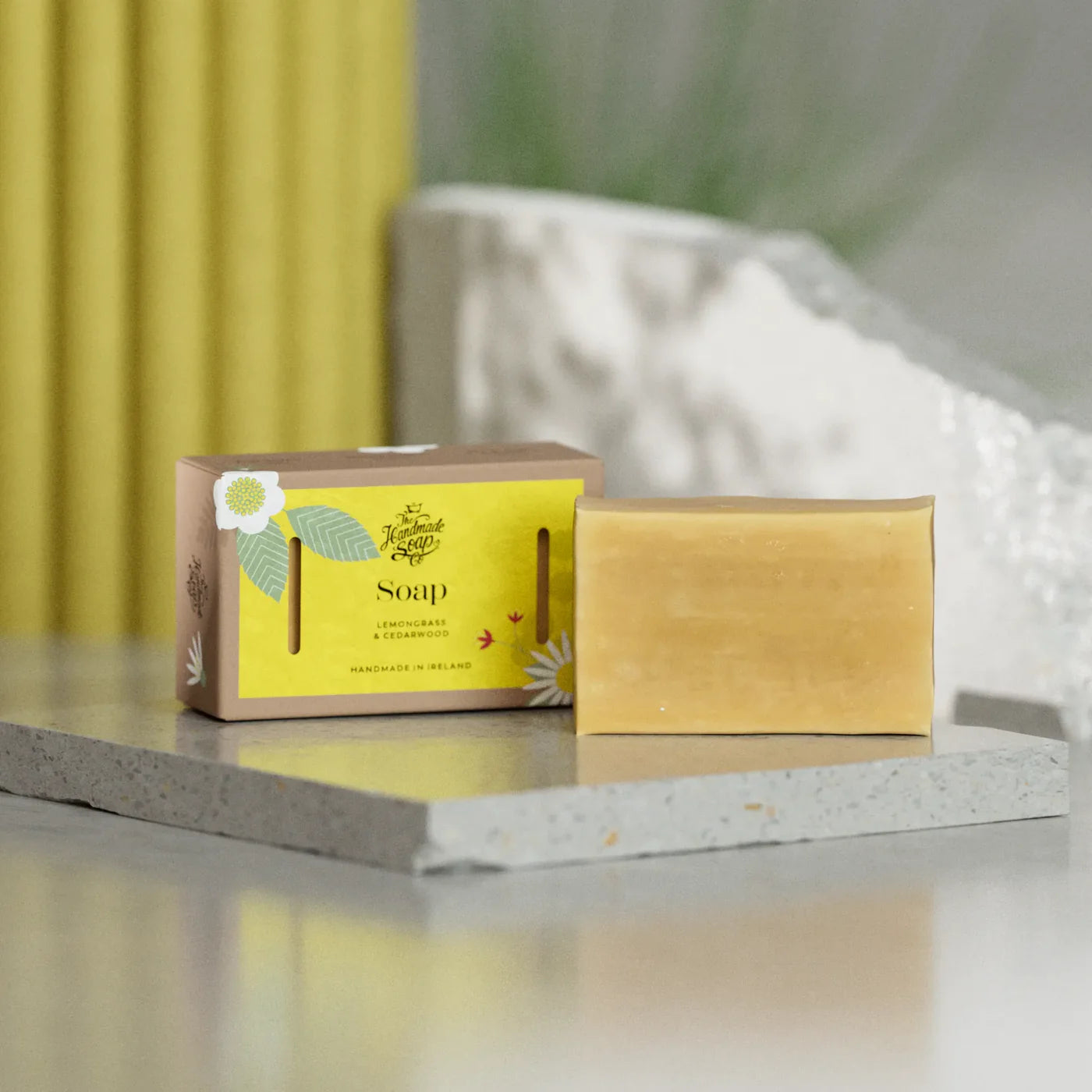 The Handmade Soap Company | Soap Bar | Lemongrass & Cedarwood | 140g