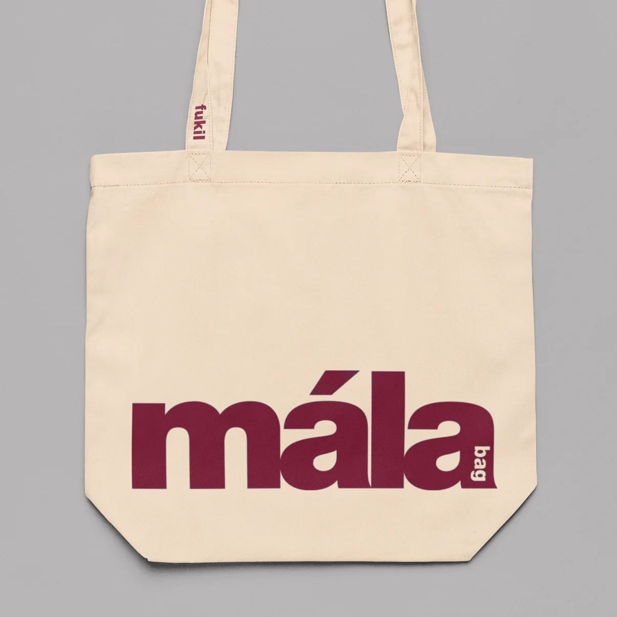 fukil | mála tote bag | burgundy