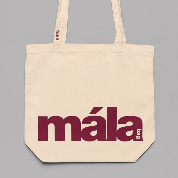 fukil | mála tote bag | burgundy