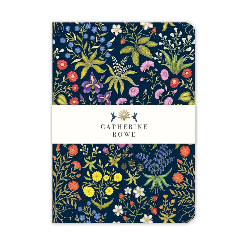 MUSEUMS & GALLERIES | A5 Luxury Notebook | Catherine Rowe Medieval Flowers