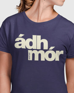 T-shirt - Adh Mor - Navy/Ivory (L)