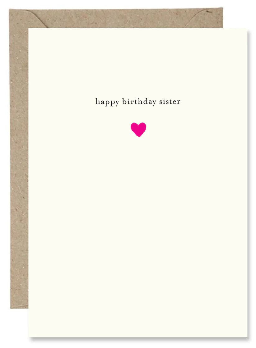 The Paper Gull | Happy Birthday Sister