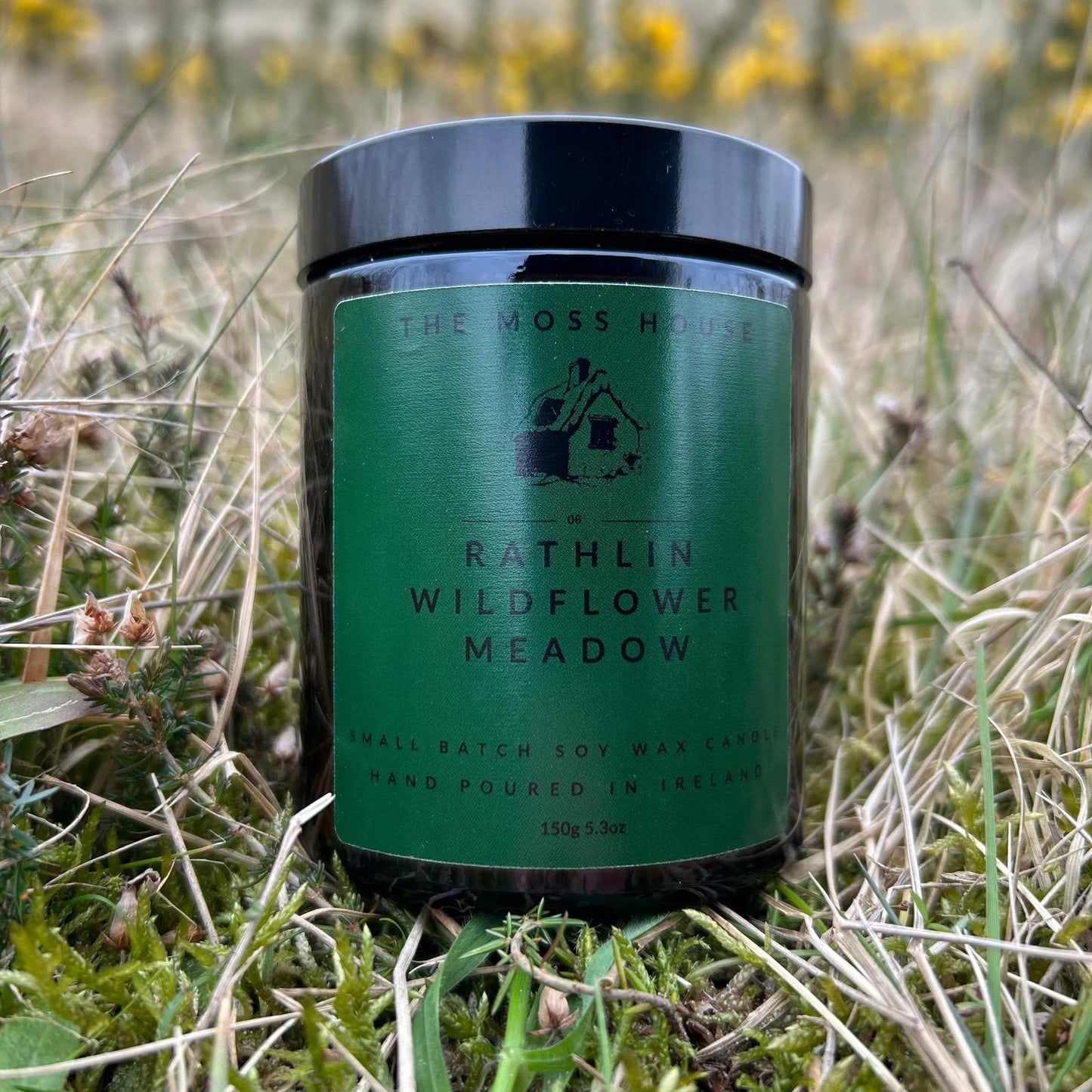 The Moss House | Soy Wax Candle | Rathlin Wildflower Meadow