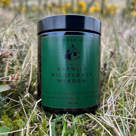The Moss House | Soy Wax Candle | Rathlin Wildflower Meadow