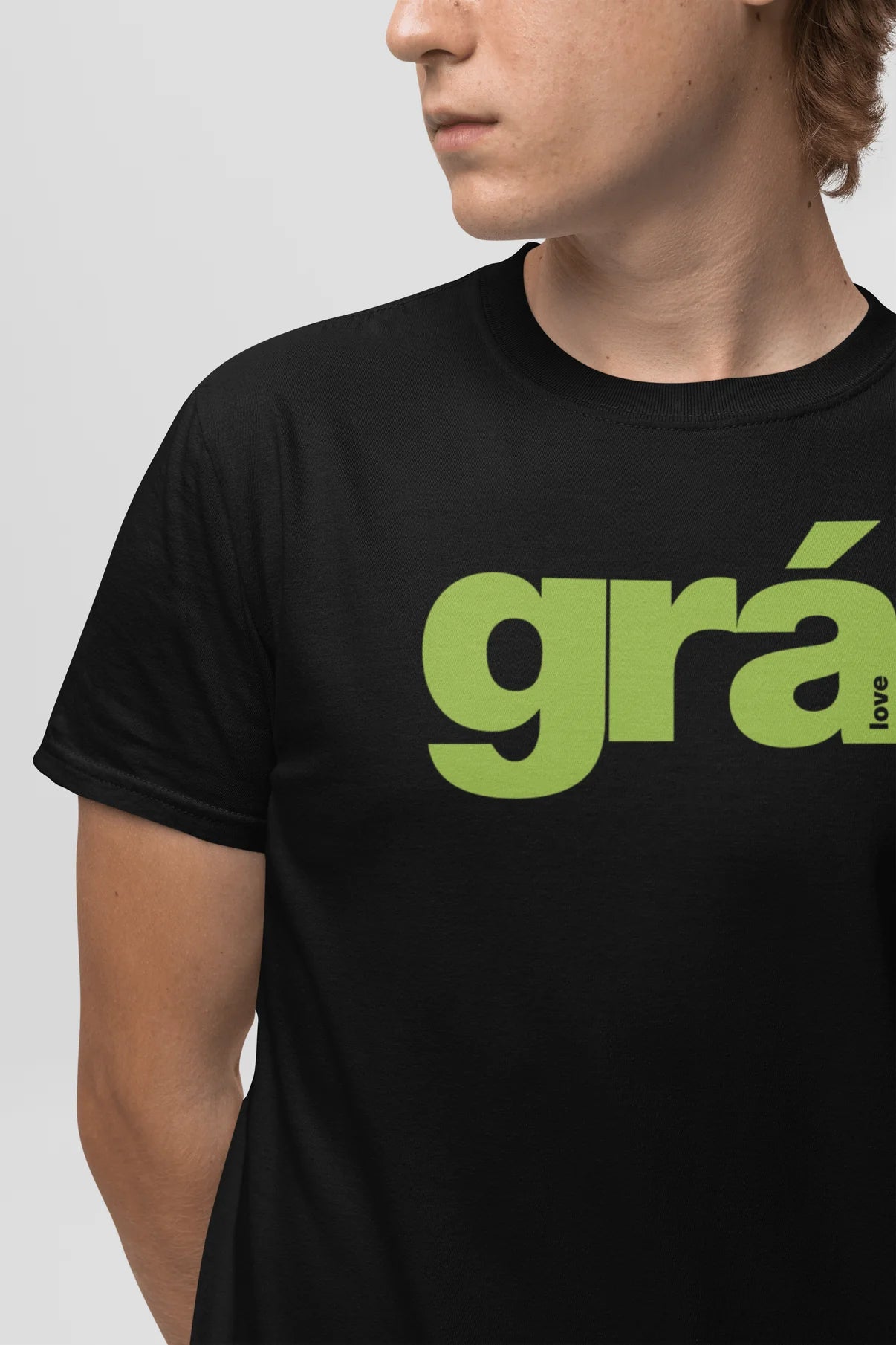 T-shirt - Gra- Black/Green (S)