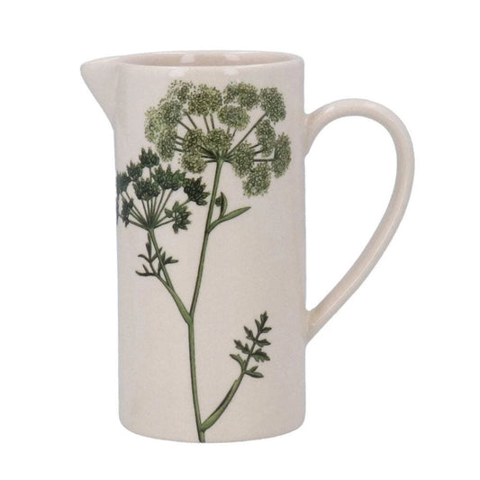 Stoneware Milk Jug | Spring Hedgerow