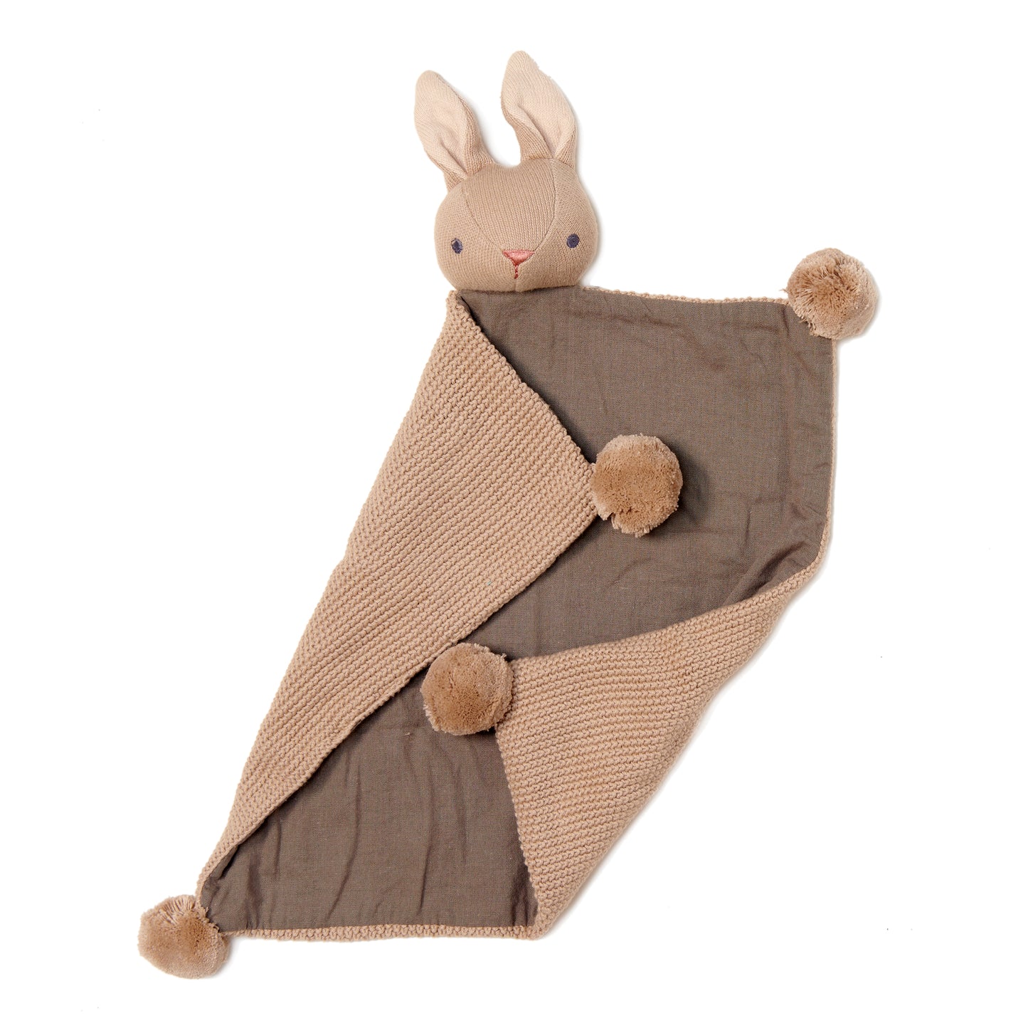 Baby Threads | Taupe Bunny Comforter 25cm