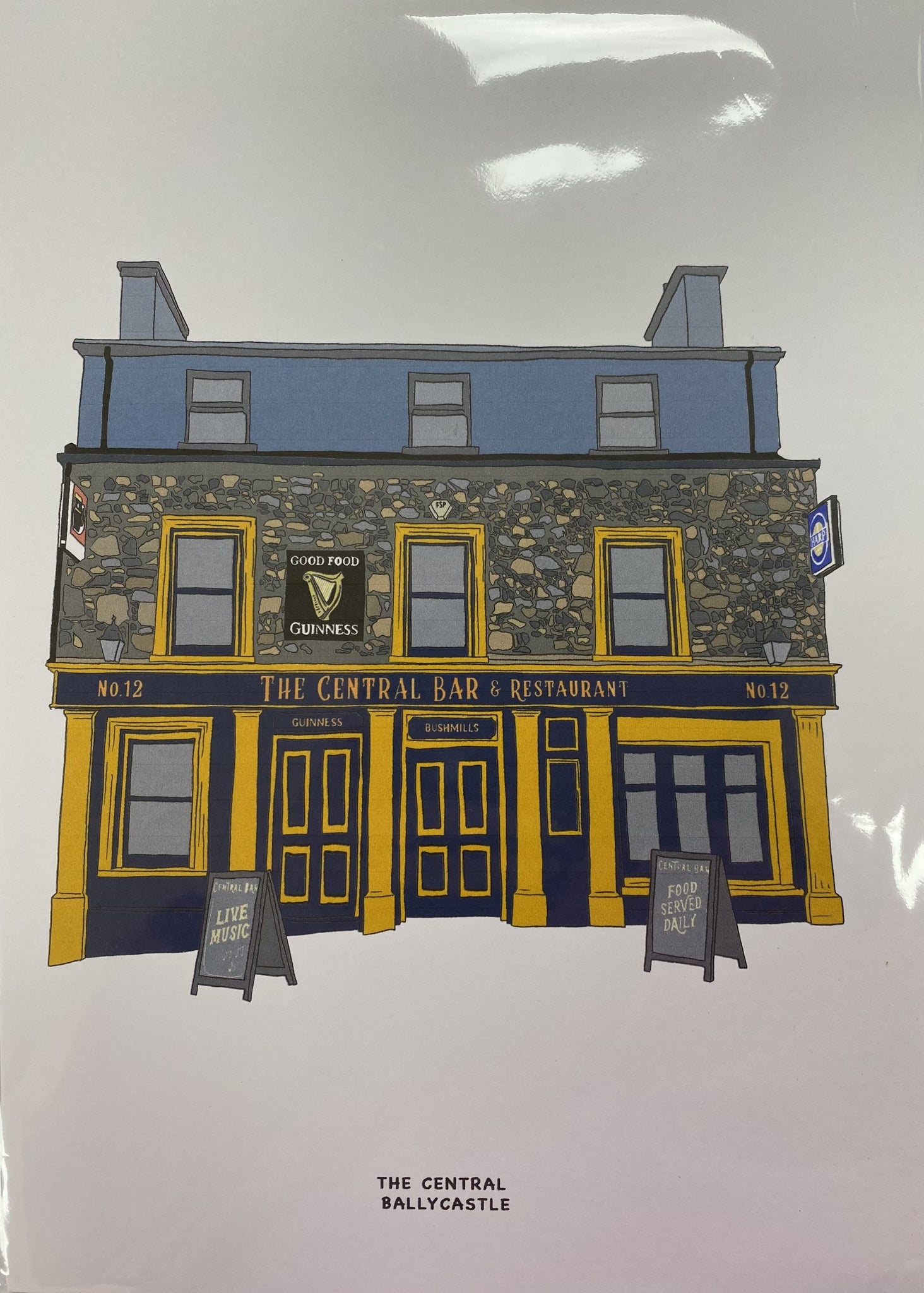 The Central Bar Ballycastle Print