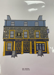 The Central Bar Ballycastle Print