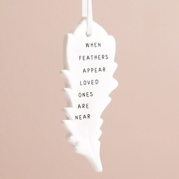 When Feathers Appear Hanging Decoration