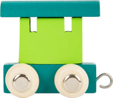 Personalised Name Train | Wagon | Teal & Green