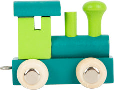 Personalised Name Train - Engine - Teal/Green