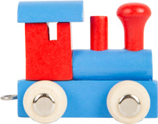 Personalised Name Train - Engine - Red & Blue