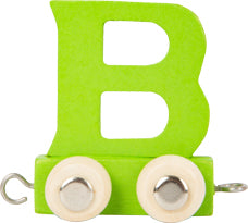 Personalised Name Train - Letter B - Green
