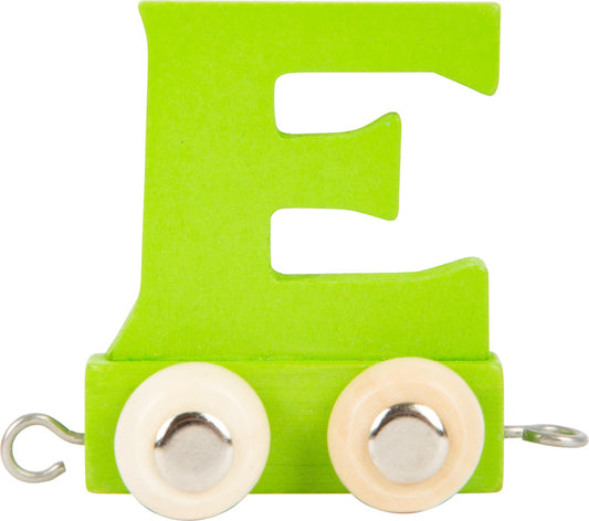 Personalised Name Train | Letter E | Green