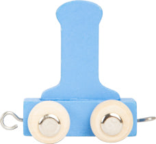 Personalised Name Train | Letter I | Blue