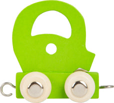 Personalised Name Train | Letter Q | Green