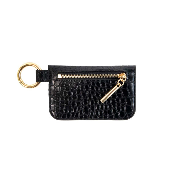 MAJOIE Purse Croc Black