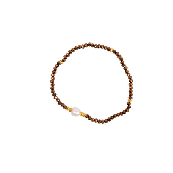 MAJOIE Bracelet Pearl Bronze