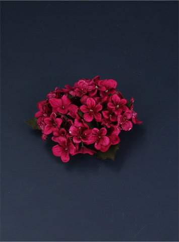 Fuchsia Hydrangea Candle Ring Lrg