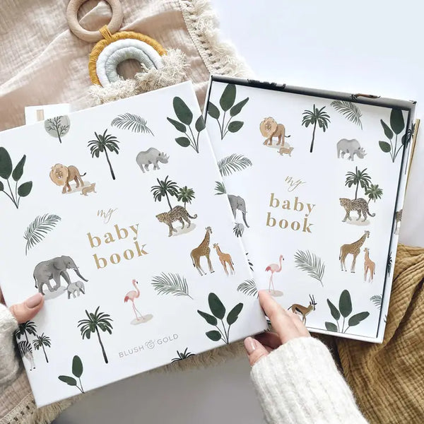 My Baby Book (Jungle) luxury gift for new parents