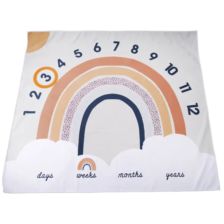 Little Tribe Rainbow Milestone Mat